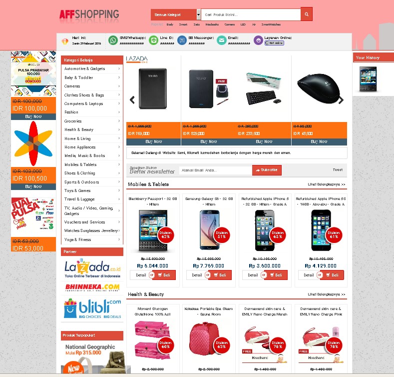 SHOPPING AFFILIASI